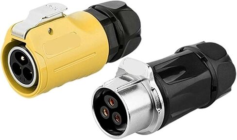 LP20 M20 الطيران 3 دبوس 20A 500V كابل مقاوم للماء موصل الطاقة التوصيل المقبس بعقب مناسبة لراديو أضواء كاشفة في الهواء الطلق KL4-4b (مجموعة المكونات الذكور 1) in Kuwait