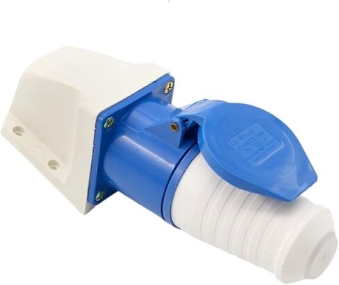 Waterproof Industrial Aviation Plug and Socket Connector 3 core 4 5 Hole 32A Exposed Docking(4 Core Red) in Saudi Arabia