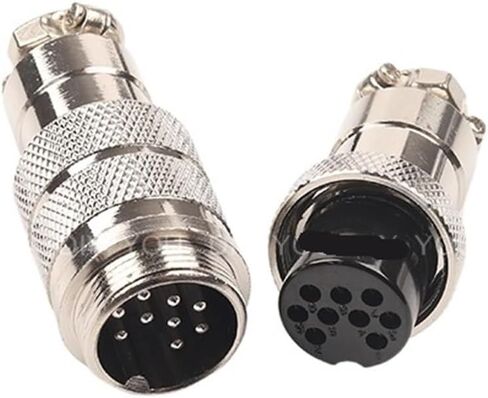 1 Set GX20 nut Type Male and Female Electrical Connector 2/3/4/5/6/7/8/9/10/12/14/15 pin 20mm Round Wire Panel Aviation Socket Plug(Gx20-7 Nut Type) in Kuwait