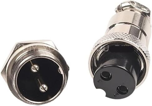 1 Set GX20 nut Type Male and Female Electrical Connector 2/3/4/5/6/7/8/9/10/12/14/15 pin 20mm Round Wire Panel Aviation Socket Plug(Gx20-7 Nut Type) in Kuwait