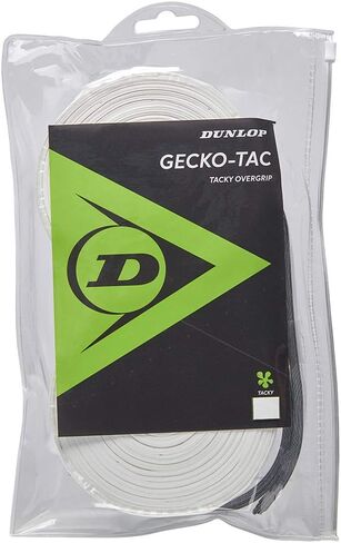 Dunlop Sports Gecko Tac Tennis Overgrip, Roll of 30, White in Kuwait