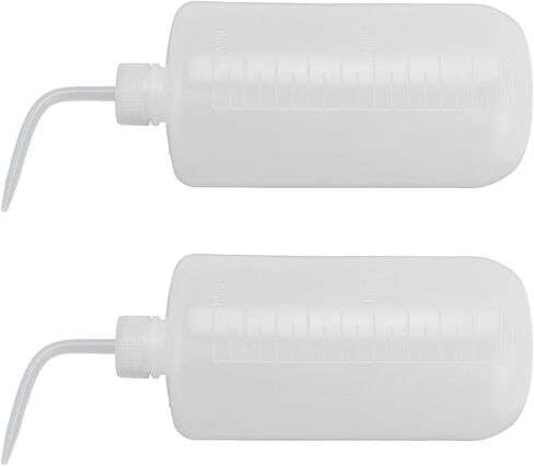 Wash Bottle, 1000ml Plastic Laboratory Squeeze Bottle with Leak Proof Seal and Visible Scale for Lab Washing and Plant Watering in Kuwait