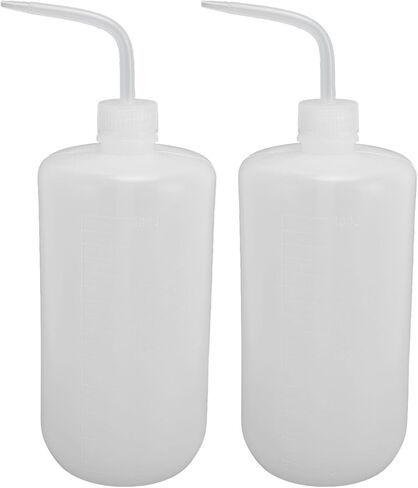Wash Bottle, 1000ml Plastic Laboratory Squeeze Bottle with Leak Proof Seal and Visible Scale for Lab Washing and Plant Watering in Kuwait