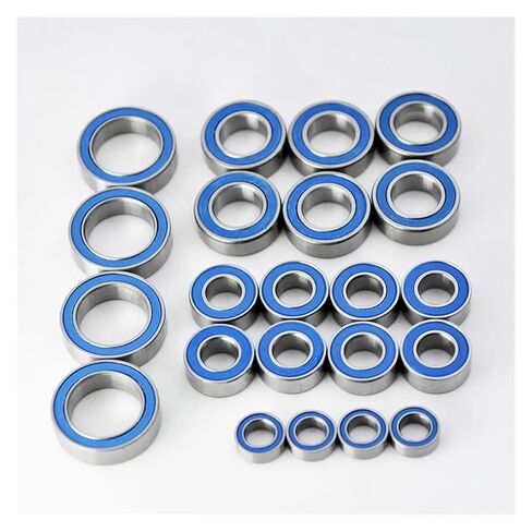 22-Piece Miniature Sealed Ball Bearing Set in Metallic Rubber for Rlaarlo Terminator RC Car Truck (Rubber Seal) in Kuwait