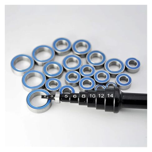 22-Piece Miniature Sealed Ball Bearing Set in Metallic Rubber for Rlaarlo Terminator RC Car Truck (Rubber Seal) in Kuwait