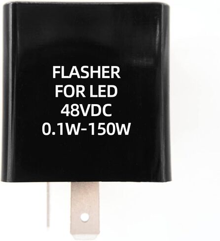 Flasher Relay for LED 32V 48V 52V 60V 72V 2 Pin Frequency Relay Turn Signal Indicator Moto Motorcycle Flasher Accessories in Kuwait
