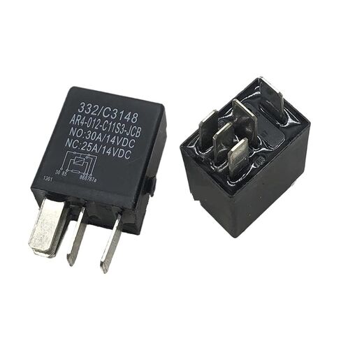 AR4-012-C11S3-JCB 12VDC 30A 25A 5pin مرحل السيارة 2 قطعة in Kuwait