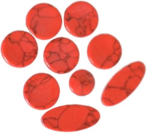 9 Pcs Red Plastic Sax Key Inlays for Alto/Tenor Saxophone – DIY Repair Button Pads in Kuwait