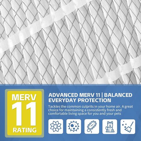 2-Pack 110 Replacement Filter Compatible with Aprilaire Whole House Air Purifier Models 1110, 16x20x4 MERV 11 Furnace Filter in Kuwait