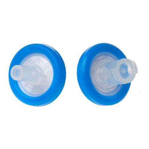 Celltreat 229740 PVDF Syringe Filter Membrane, 0.10µm Pore Size, 13mm Diameter, Blue (Case of 75) in Kuwait