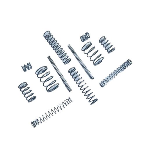 Compression Spring Miniature 0.4/0.5mm Wire Dia, 3mm-10mm OD,5mm-50mm Free Length Spring Steel Extension Spring,Black,10Pcs(15mm,7mm,0.5mm(10pcs)) in Saudi Arabia
