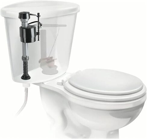 400A Universal Toilet Tank Fill Valve Replacement Adjustable Anti-Siphon Design Corrosion Resistant Quick Shut-Off Prevents in Kuwait