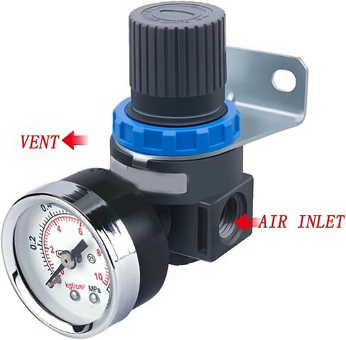 AR2000 G1/4 Thread BSP Pneumatic Micro Regulator Filter Pressure Switch/Pressure Reducing Valve(with 10mm) in Kuwait
