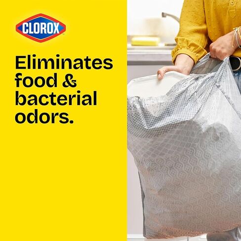 Glad Tall ForceFlex with Clorox™ Kitchen Trash Bags 13 Gallon, MaxStrength Eucalyptus and Peppermint Garbage Bags, Drawstring, 20 Count in Kuwait