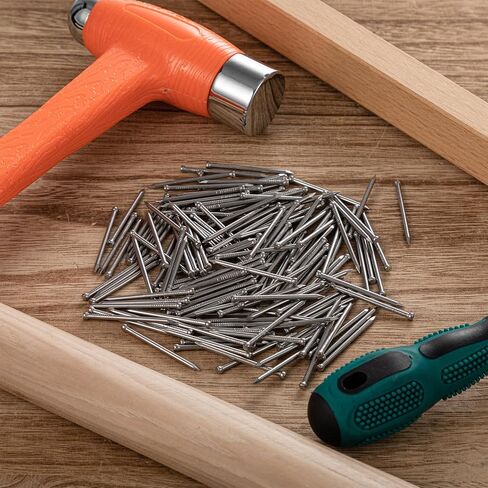 Hicarer 2 lb 304 Stainless Steel Finishing Nail 1-1/2 In. X. 083 In. Type for for Securing Decorative Moldings, Trim Strips, Wall Panels, and Other Joinery or Light Woodwork in Kuwait