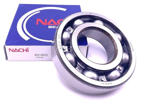 Nachi Japan 6310 C3 محمل كروي ذو أخدود عميق، نوع مفتوح، بدون أختام 50x110x27 ملم in Kuwait