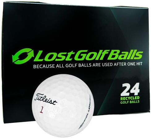 LostGolfBalls - كرات جولف مستعملة من Titleist NXT Tour، ذات جودة قريبة من النعناع، ​​4A، 24 عبوة in Kuwait