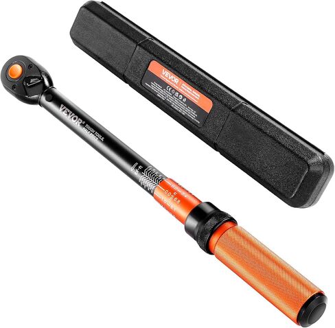 VEVOR 3/4 Inch Drive Torque Wrench 100-600fFT.LB/136-814Nm, 1 Inch Adapter, Split Beam, 48'' Length, less effort for Off-road Equipment,Truck,Motor Homes & Drilling Platform in Kuwait
