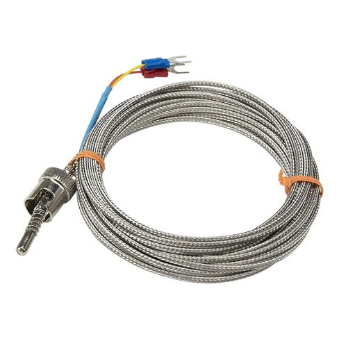 K E J Type 5m Metal Screening Cable 11.5mm Hole Diameter Adjustable Bayonet Cap Thermocouple 1Pcs | J in Kuwait