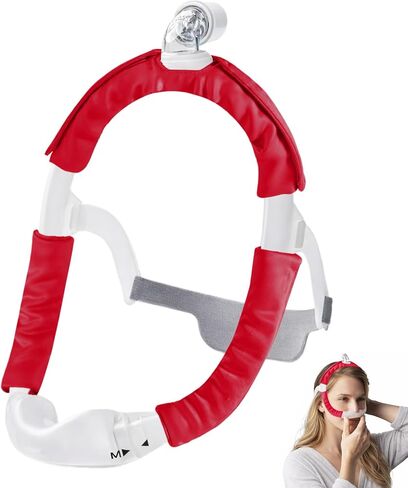 3 Pcs Satin CPAP Strap Cushions, CPAP Strap Covers, Comfort CPAP Face Mask Cushion Pads, CPAP Mask Covers for F30i/N30i Mask, Silky CPAP Headgear Pads for Reducing Red Marks, Pink in Kuwait