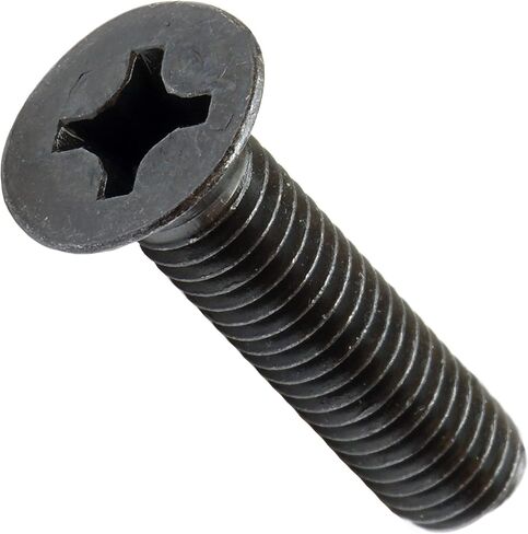 MonsterBolts - M2.5 x 6mm Phillips Flat Head, DIN 965, Alloy Steel, Black Oxide, 100 Pack in Kuwait