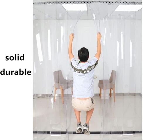 This Industrial Plastic Strip Door for Garage and Business Waterproof Windproof Dustproof Partition Panel Heavy-Duty PVC Easy Installation Flexible Design in Kuwait