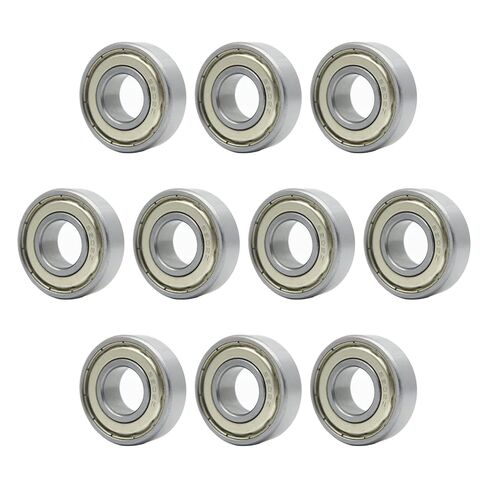الكرات غطاء الحديد درع 6202ZZ عالية الكربون الصلب كرة أخدود عميقة تحمل 15 مللي متر x 35 مللي متر x 11 مللي متر 10 قطعة in Kuwait