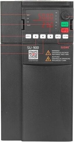 VFD 0.75-7.5KW محول محرك التردد المتغير 220 فولت 380 فولت 3 محول تردد الإخراج للتطبيقات الصناعية (1.5 كيلو وات 380 فولت) in Kuwait