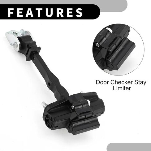 Door Check Hinge Strap Stopper Arm Fit for Opel Fit Grandland A18 2017-On Car Accessories Door Check Strap Stopper Limiter 3551468 Rear Back Door Check Strap in Kuwait