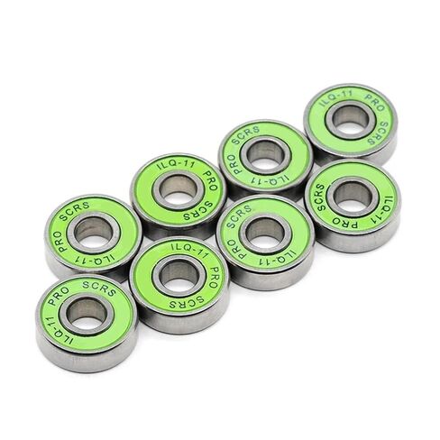 8 قطعة سرعة Longboard الخضراء مضمنة عجلة تزلج تحمل برو SCRS 608RS ILQ11 تحمل in Kuwait
