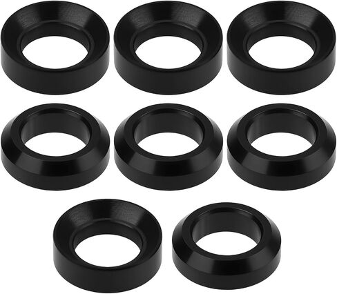 8Pcs M6 Titanium Brake Washers Concave Compatible with XT 6.1x3mm 10x5.5mm Black in Kuwait