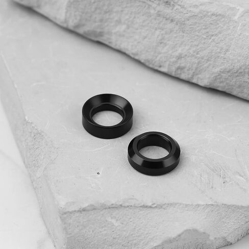 8Pcs M6 Titanium Brake Washers Concave Compatible with XT 6.1x3mm 10x5.5mm Black in Kuwait