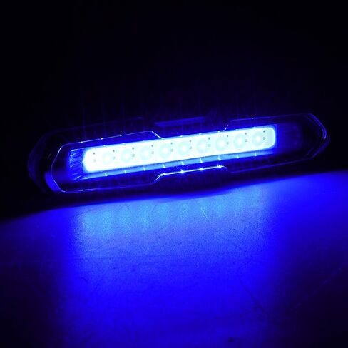 ضوء خلفي، ملحقات إضاءة خلفية LED عالية السطوع قابلة لإعادة الشحن عبر USB لركوب الدراجات الجبلية (أحمر + أزرق) in Kuwait