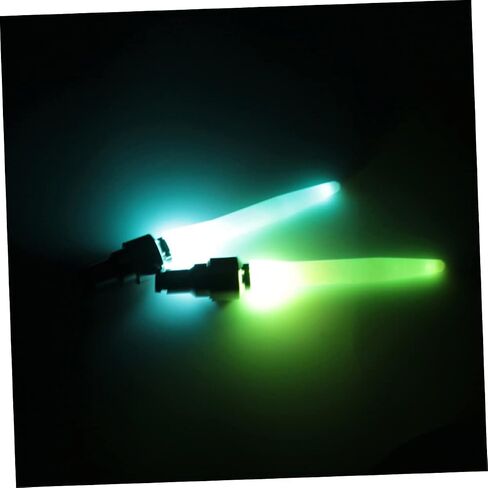 ibasenice 2pcs Neon Green Led Bike Wheel Lights Tire Valve Cap Firefly Flashing Light for Enhanced Visibility and Safety Bicycles and Motorcycles in Kuwait