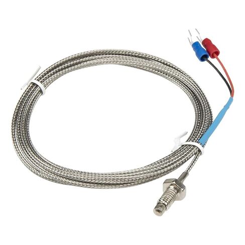 K E Type M6 M8 Bolt Head 2m Metal Screening Cable Screw Thermocouple Temperature Sensor 1Pcs in Kuwait