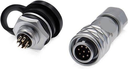 M8 Industrial 2 8 Pin Aviation Mini Power Plug and Socket Adapter Signal Connector for LED Radio Camera(2pin Plug and Socket) in Kuwait