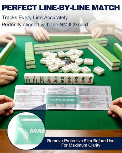 Mahjong Cards 2026 *4, Mahjong Card Sleeve *4, Mahjong Line Reader *4 in Kuwait