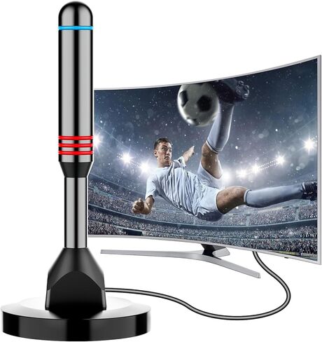 هوائي التلفزيون الرقمي لـ Smart TV Indoor ، وهو هوائي تلفزيون 2025 مع قاعدة 3M Stick ، ​​و 360 درجة و HDTV HDTV للاستقبال 360 و 360 ° in Kuwait