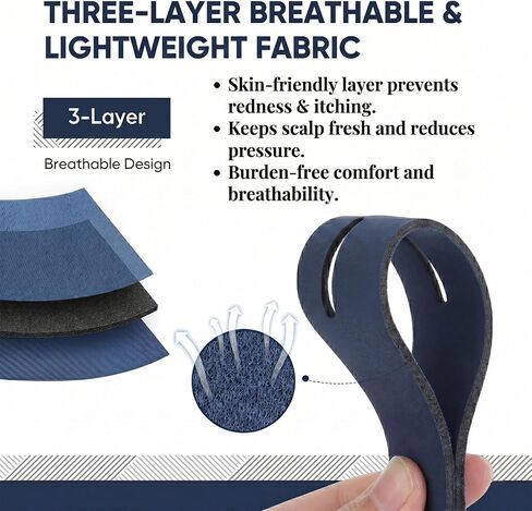 3 عبوات بديلة من أغطية الرأس AirFit N30i/P30i، حزام قناع CPAP قابل للتعديل متوافق مع قناع وسادة الأنف AirFit N30i/P30i، أغطية رأس مرنة ناعمة ومريحة مع شريط لاصق وحلقة معززة in Kuwait