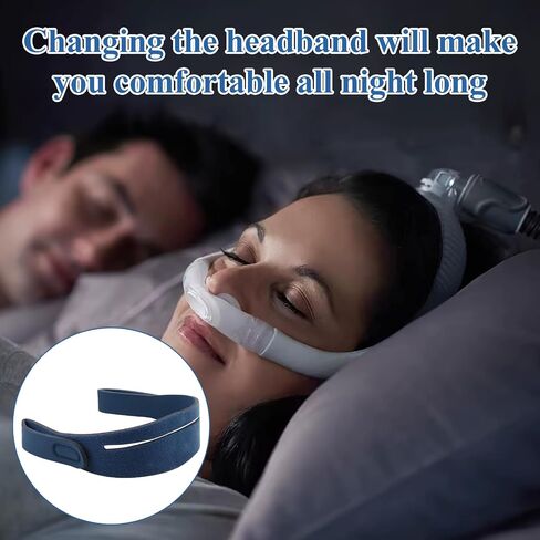 3 عبوات بديلة من أغطية الرأس AirFit N30i/P30i، حزام قناع CPAP قابل للتعديل متوافق مع قناع وسادة الأنف AirFit N30i/P30i، أغطية رأس مرنة ناعمة ومريحة مع شريط لاصق وحلقة معززة in Kuwait