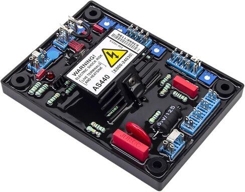 لوحة التحكم بمنظم الجهد الكهربائي الأوتوماتيكي AS440 AVR باللون الأحمر مع أجزاء المولد بدون فرش in Kuwait