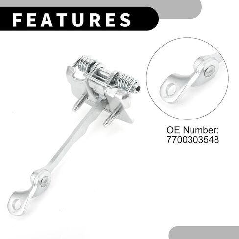 Door Check Hinge Strap Stopper Arm Fit for Renault Kangoo 1997-2010 Car Door Check Strap Stopper Limiter 7700303548 Rear Back Door Check Strap in Kuwait