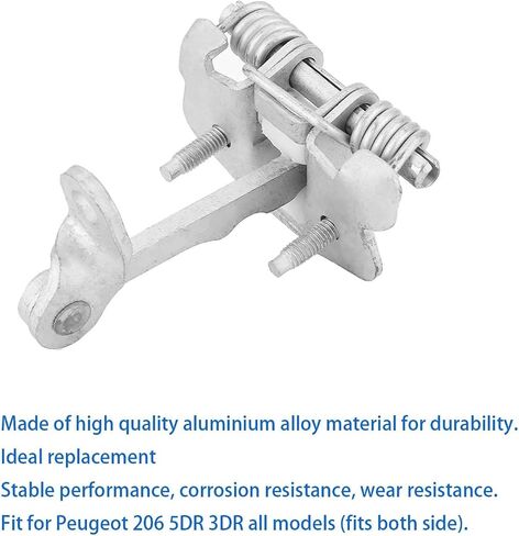 Door Check Hinge Strap Stopper Arm Fit for Peugeot 206 3DR 5DR 9181C8 Front Left Right Car Door Check Strap Hinge Stop Limiter Rear Back Door Check Strap in Kuwait