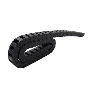 SIKUAI 1 قطعة 15X20mm النايلون البلاستيك متر سحب سلسلة سلك الناقل قابل للتعديل كابل أسود in Kuwait