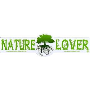 Nature Lover - Bumper Sticker / Decal (9.5" X 2.5") in Kuwait
