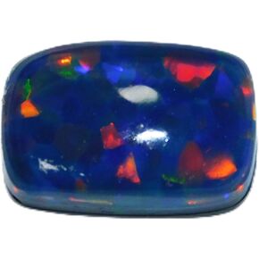 كابوشون متعدد الألوان معتمد من Doublet Fire Opal مقاس 7 قيراط من الأحجار الكريمة السائبة in Kuwait