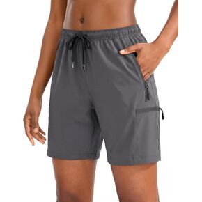 Laite Hebe Women's Hiking Cargo Shorts Quick Dry Lightweight Summer Shorts for Women Travel Athletic Golf with Zipper Pockets in Saudi Arabia