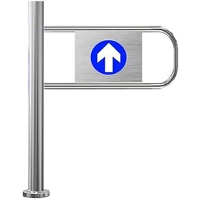 Spring-Loaded Safety Swing Gate - Automatic Closing Door for Supermarkets, Libraries & Scenic Entrances - One-Way Security Barrier for Enhanced Protection & Safety,Left+right-60 * 97 in Kuwait