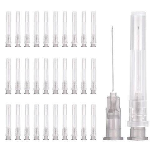 uxcell 100 Pcs Dispensing Needle 29 Gauge 0.5 Inch, Luer Lock Lab Dispensing Needle, Stainless Steel Tips for Laboratory Industrial Dispensing Refilling Inks Liquid Glue, (Red) in Kuwait