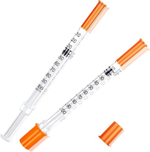1ml Syringe 29Ga1/2Inch13mm Sample Measuring Lab Supplies 100Pack 1cc Tool Individually Sealed Wrapped in Kuwait